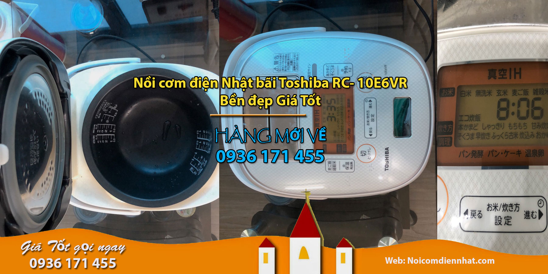 Noi com dien nhat oshiba Rc 10E6VR