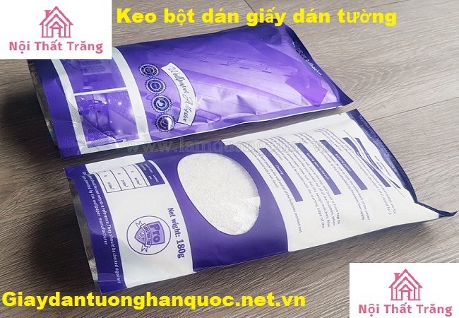 Keo bot dan giay dan tuong